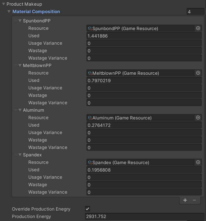 A Product Scriptable Object