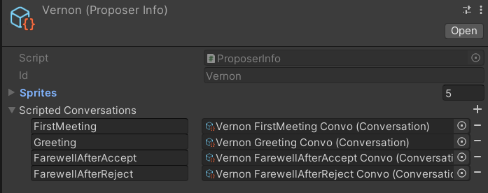 Example of a ProposerInfo with Scripted Conversations